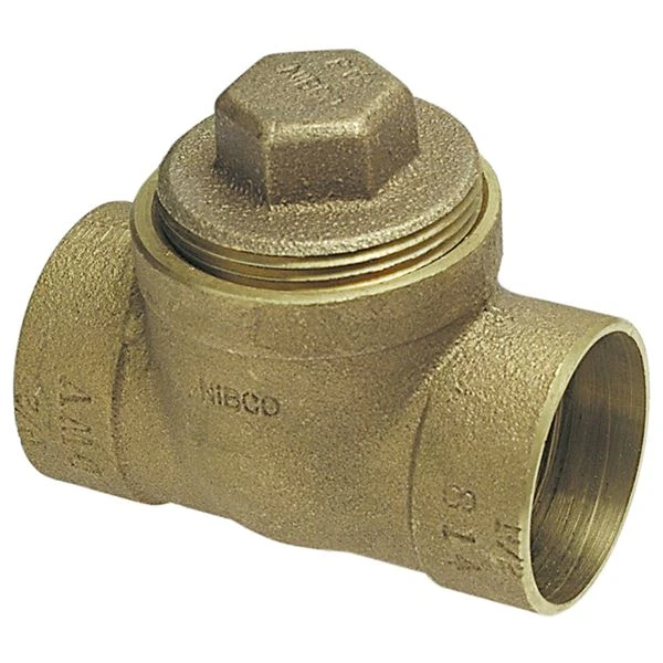 NIBCO E159050 DWV Test Tee With Plug, 1-1/2 Inch Size, Bronze | BU4QJA
