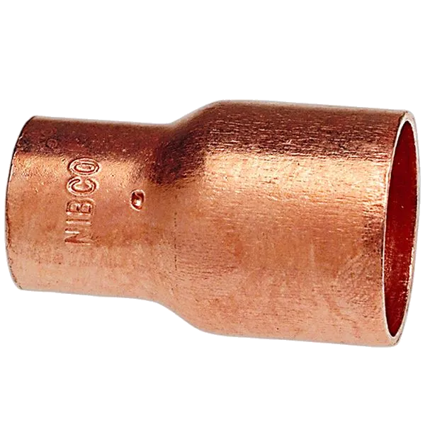 NIBCO 9001500 Reducing Coupling With Stop, 1 x 3/4 Inch Size, C End Style, Copper | BU4MKJ