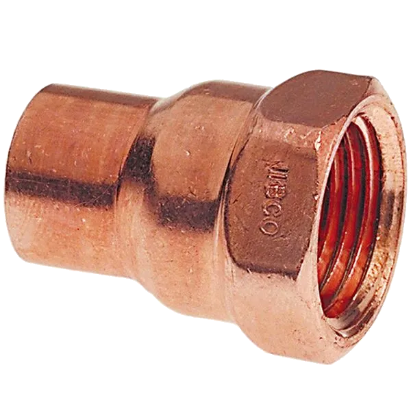 NIBCO 9024080 Adapter, 1/8 x 1/4 Inch Size, Copper | BU4MWP