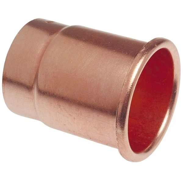 NIBCO H038500 DWV Soil Pipe Adapter, 1-1/2 x 2 Inch Size, Copper | BU4RKQ