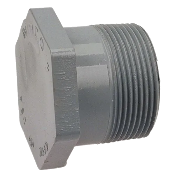 NIBCO CB09400 Plug, 3 Inch Size, MNPT End Style, CPVC | BU4VHB