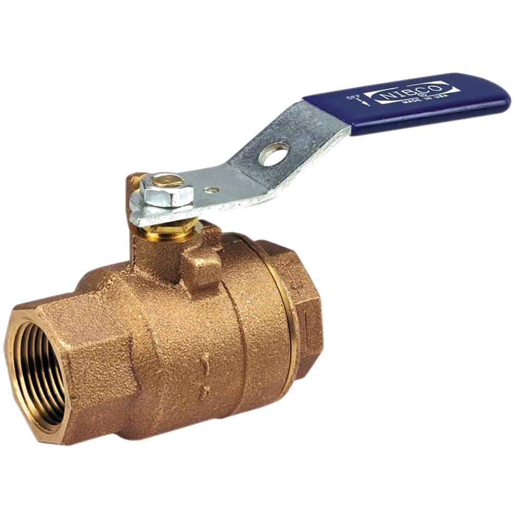 NIBCO T58570NS 1/2 Bronze Ball Valve Inline Fnpt 1/2 In | AD4CTT 41E362
