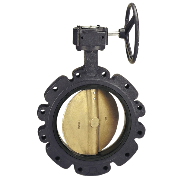 NIBCO NLGL10T Lug Style Butterfly Valve, 14 Inch Valve Size, Ductile Iron | BY7AJP