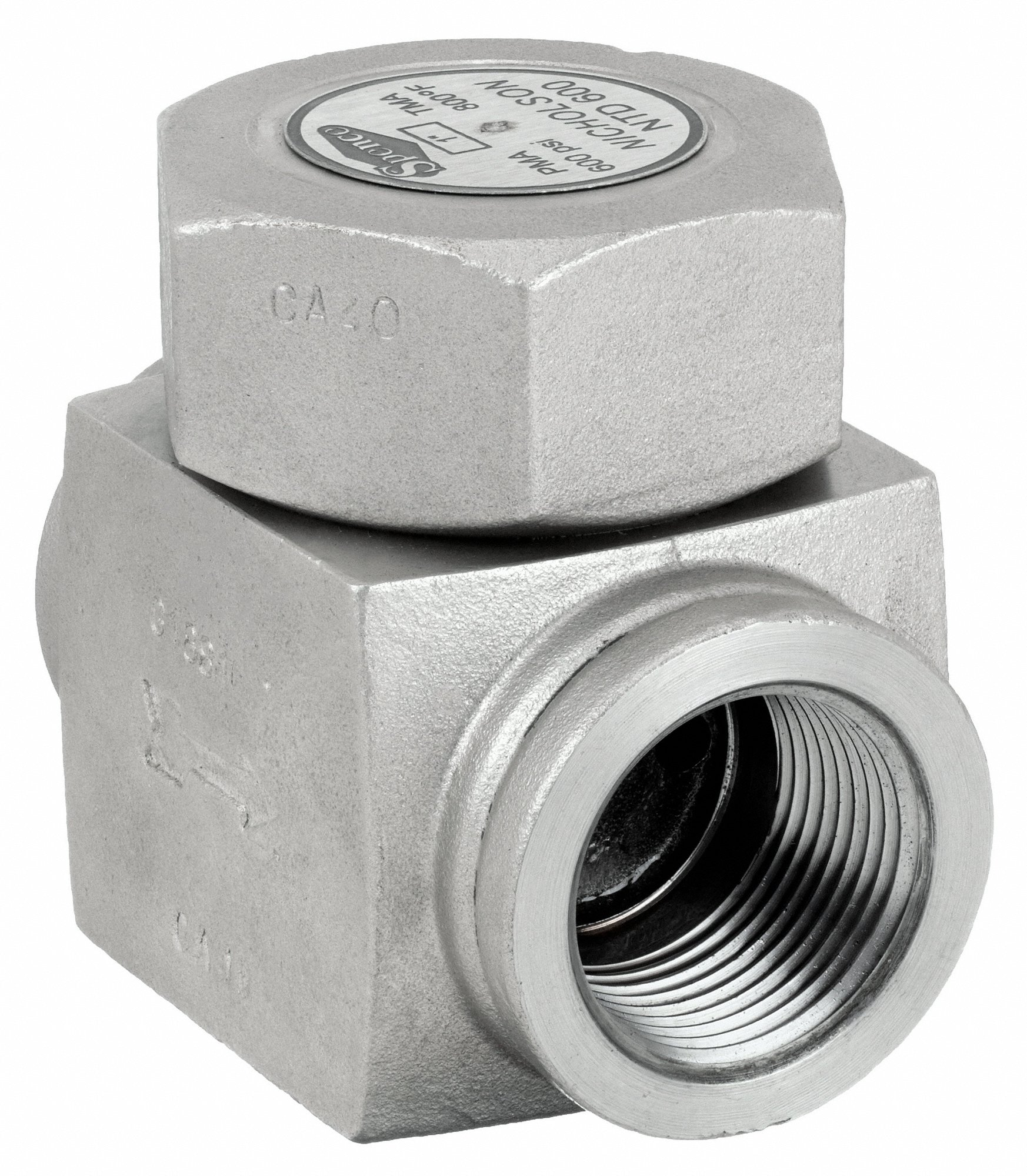 NICHOLSON NTD600-N1E9S Steam Trap, 1 Inch FNPT, 3 1/4 Inch Length, 600 psi Max. Operating Pressure | CJ3NAP 4DXN5
