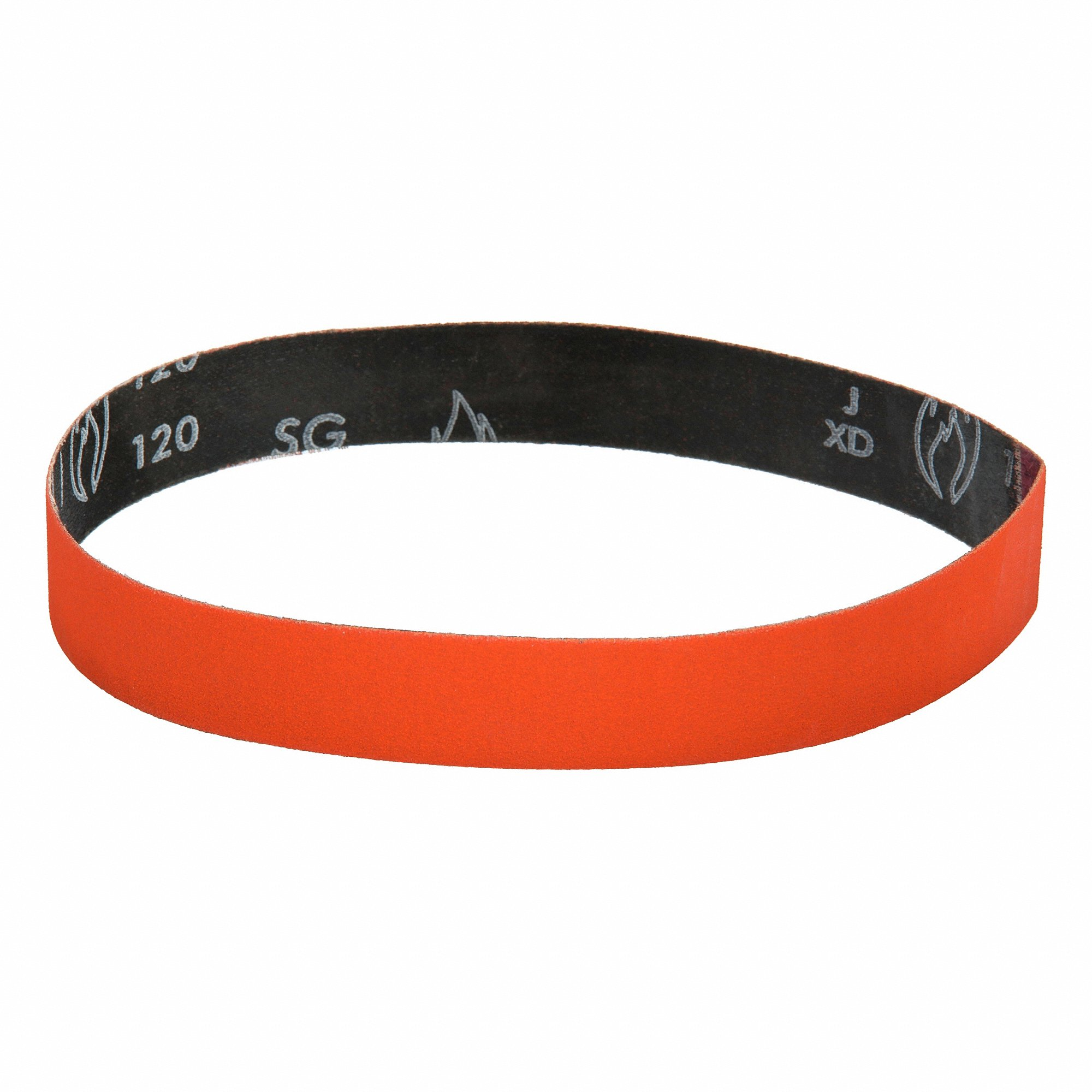 NORTON ABRASIVES 66261094255 Sanding Belt, 1 3/16 Inch Wide, 21 Inch Length, Ceramic Alumina, 120 Grit, Fine | CJ3GET 436D70