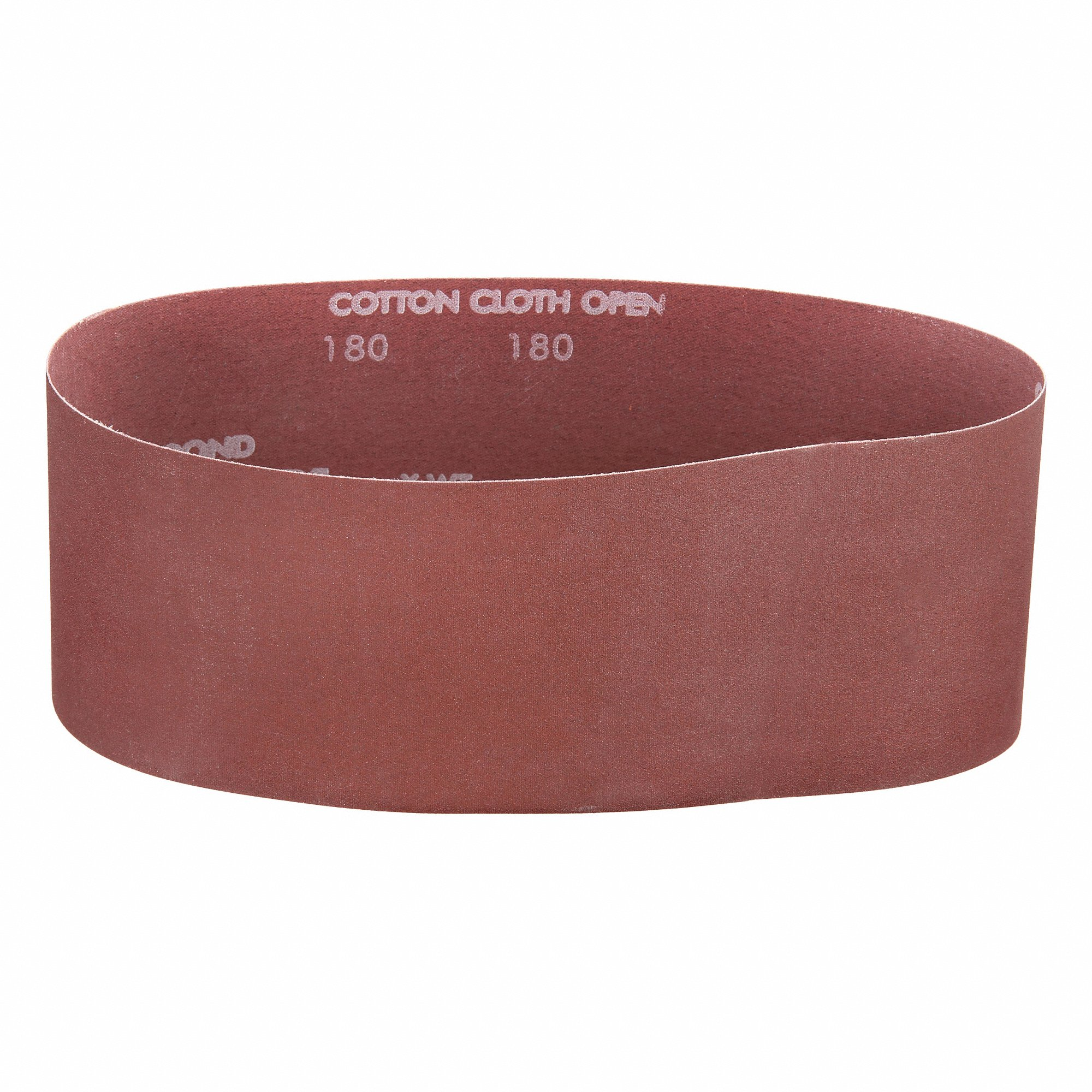 NORTON ABRASIVES 07660705285 Sanding Belt, 4 Inch W X 24 Inch L, Aluminum Oxide, 180 Grit, X Wt Cotton Backing, 5 PK | CT4ETV 290A97