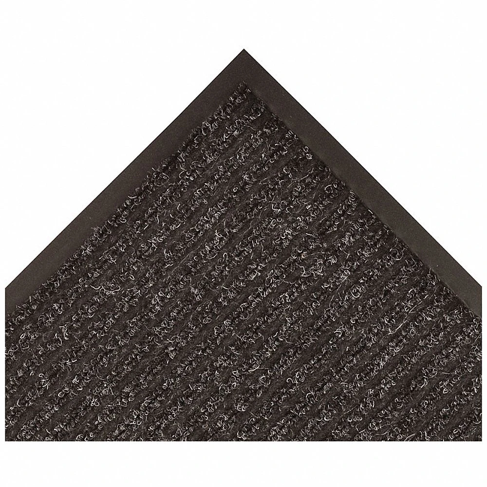 NOTRAX 117S0410CH Entrance Mat, Ribbed, Indoor, Heavy, 4 Ft X 10 Ft, 3/8 Inch Thick, Polypropylene, Vinyl | CT4FLK 45WK99