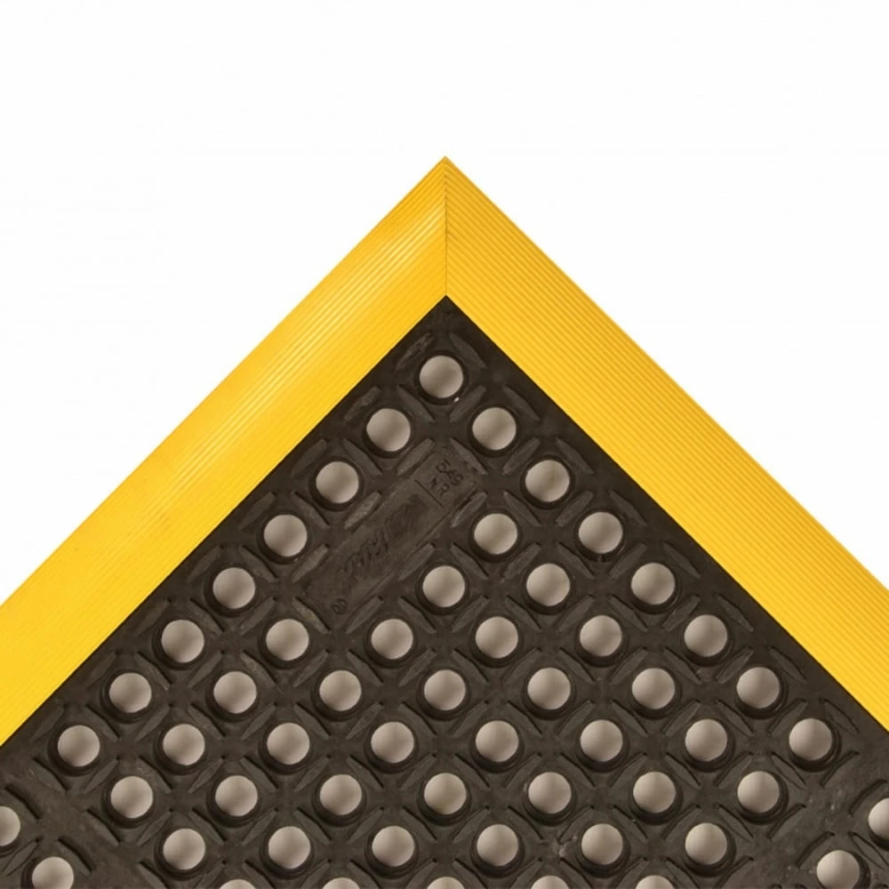 NOTRAX 549S4064YB Antifatigue Mat Black/yellow 64 x 40 Inch Drainge Holes | AF8FEF 25PK71