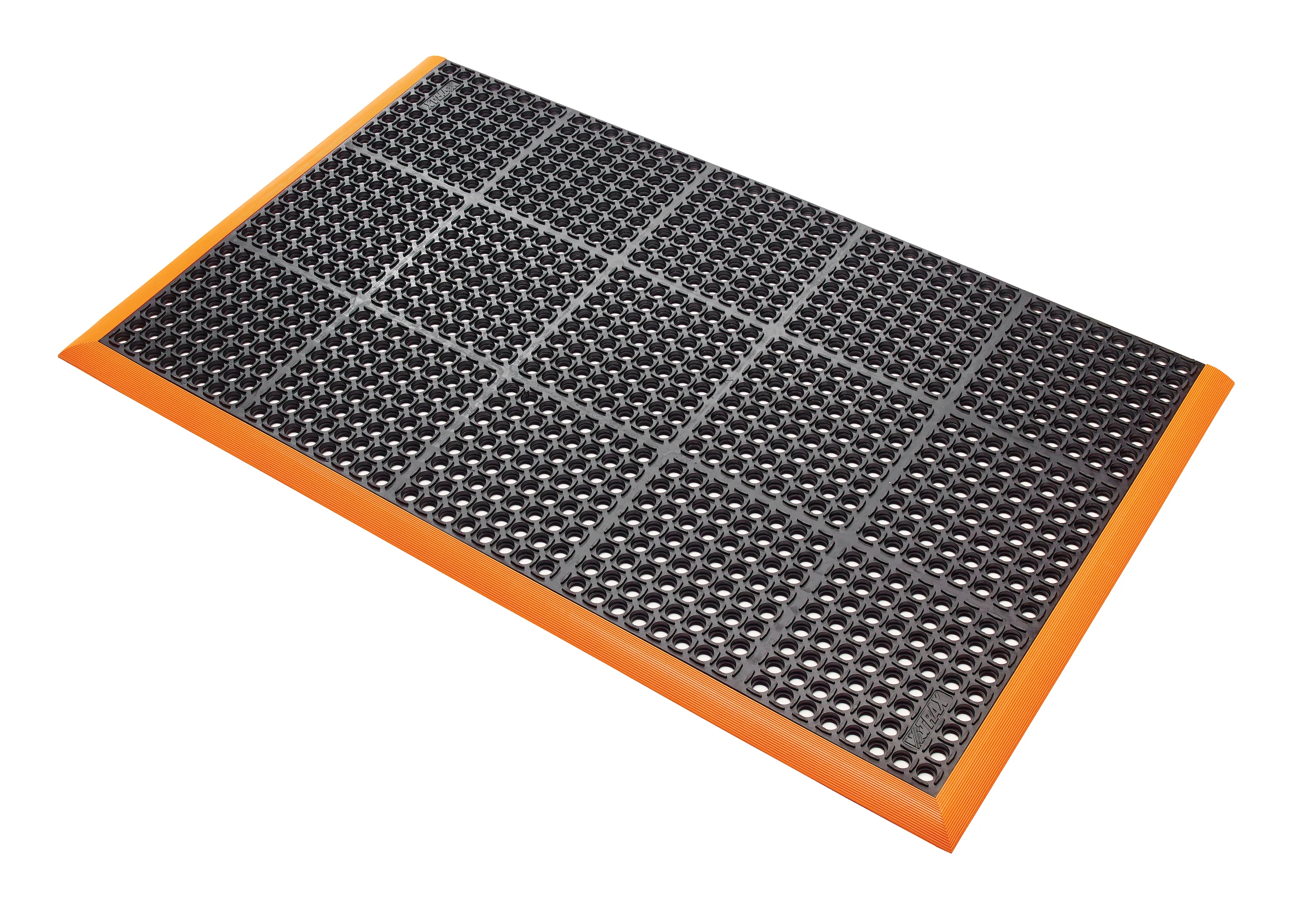 NOTRAX 549S3864OB Wet Area Matting, Orange Border, 3 Border, 97 cm x 163 cm Size | AE2MQE 4YJ18