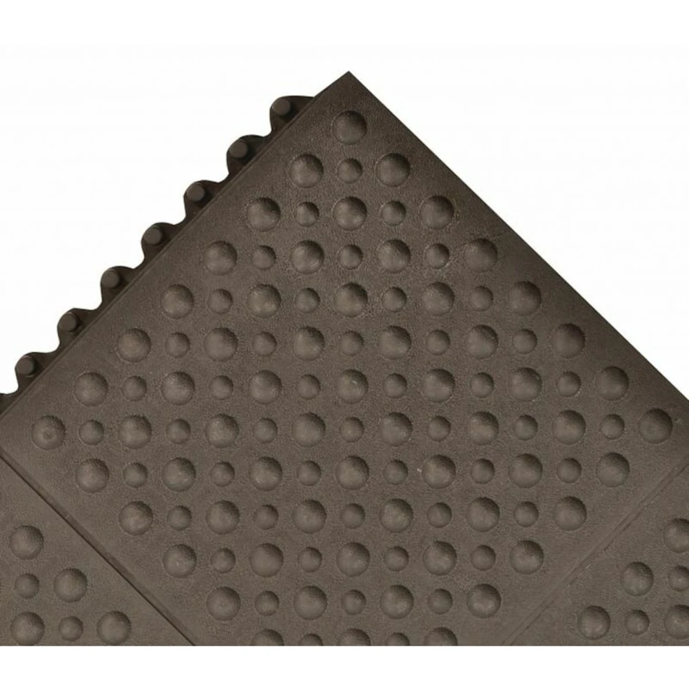 NOTRAX 557S0033BL Anti-fatigue Mat 3 x 3 Feet Black Rubber | AE9VLL 6MRU5