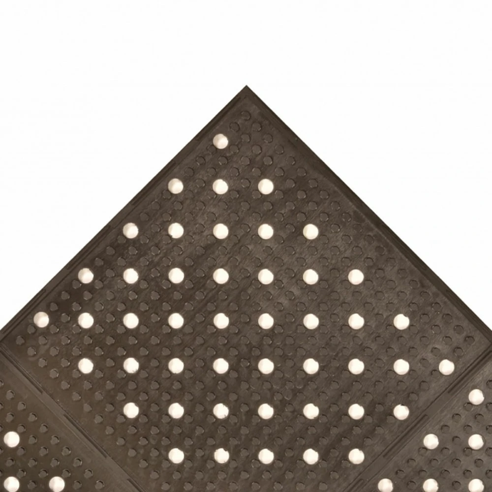 APEX-TOOLS T23S0034BL Antifatigue Mat Black 4 x 3 Feet Studded | AF8FGV 25PL64