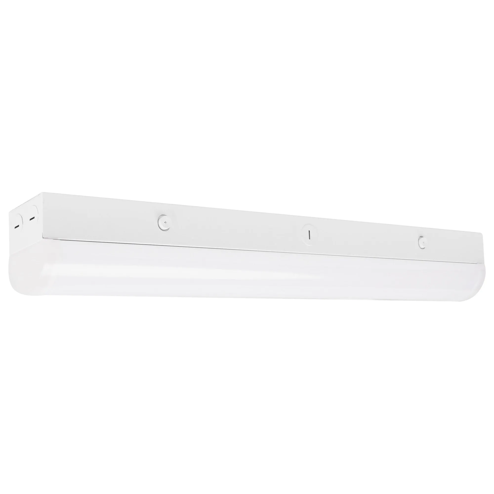 LED 2 Feet Linear Strip Light, 20W, White Finish, CCT Selectable, 100-277V