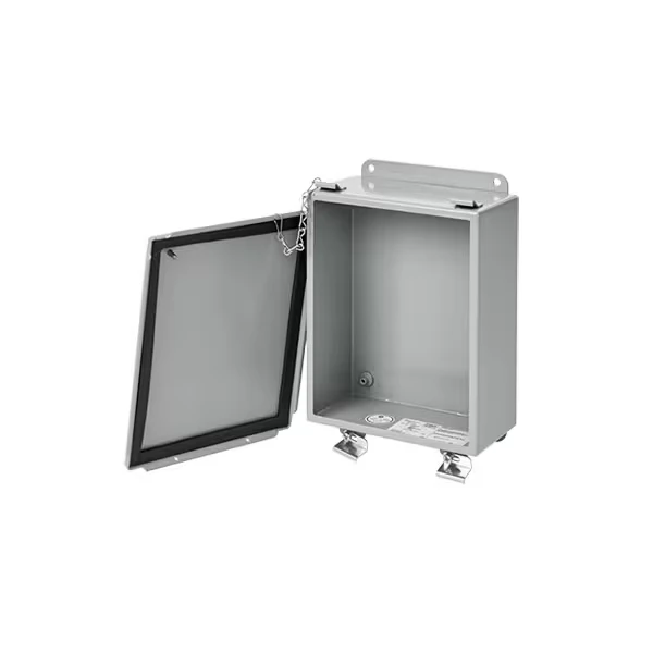 Lift-Off Clamp Cover, Type 12, 14.00x12.00x8.00, Gray, Mild Steel