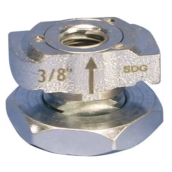 Channel Nut, Threaded Rod, 3/8In, 500 lb