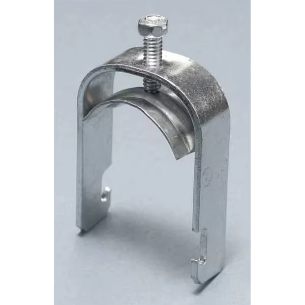 Conduit Clamp, 3/8 Inch EMT, Silver