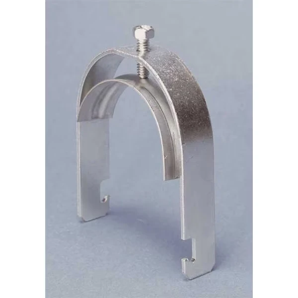 Conduit Clamp, 4 Inch EMT, Silver