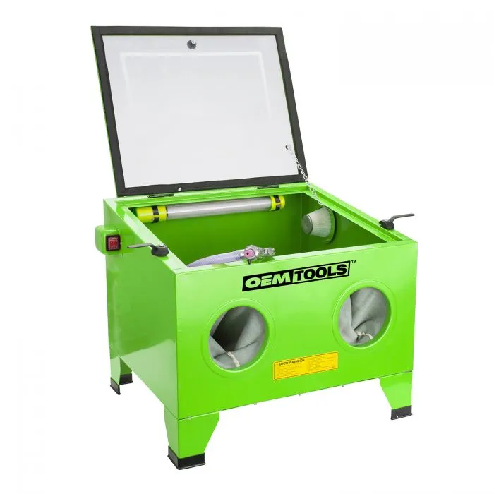 OEMTOOLS Pneumatic Blast Cabinets