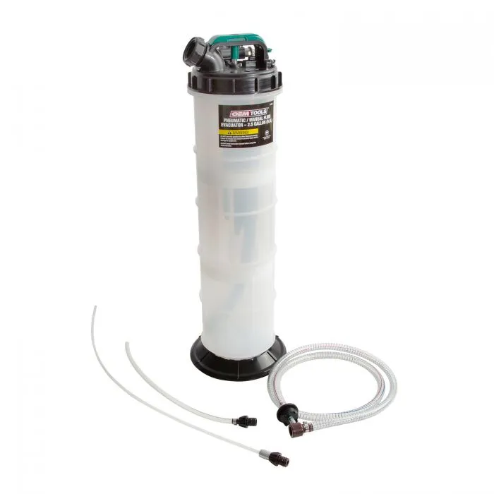 Pneumatic/Manual Fluid Extractor 2.5 Gallon 9.5L