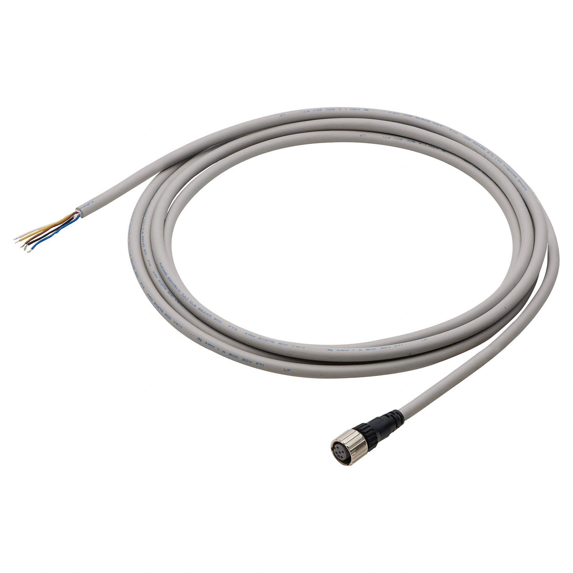 OMRON F39JG10AL Light Curtain Accessory, Extended Socket-Straight Cable, 24 V, 67 | CT4MPN 61LU40