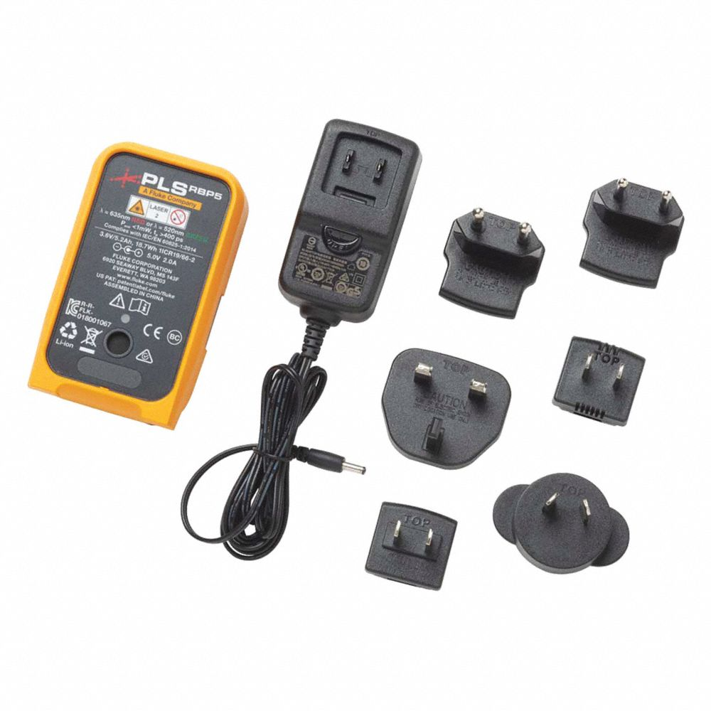 Battery and Charger, Yellow, Battery and Charger, 4 3/16 Inch Overall Ht, 3.6V