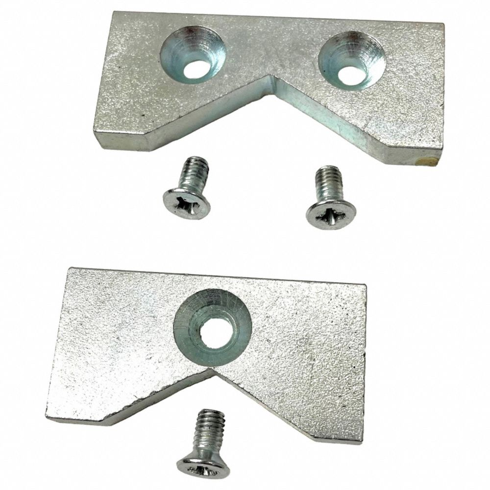 Vise Jaw Plate Kit, Steel, For 1 1/2 Inch Vise Jaw Wd, Fasteners