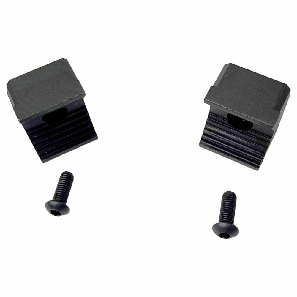 Replacement Pipe Jaw Plate Kit, Steel, For 1 Inch Vise Jaw Wd, Fasteners