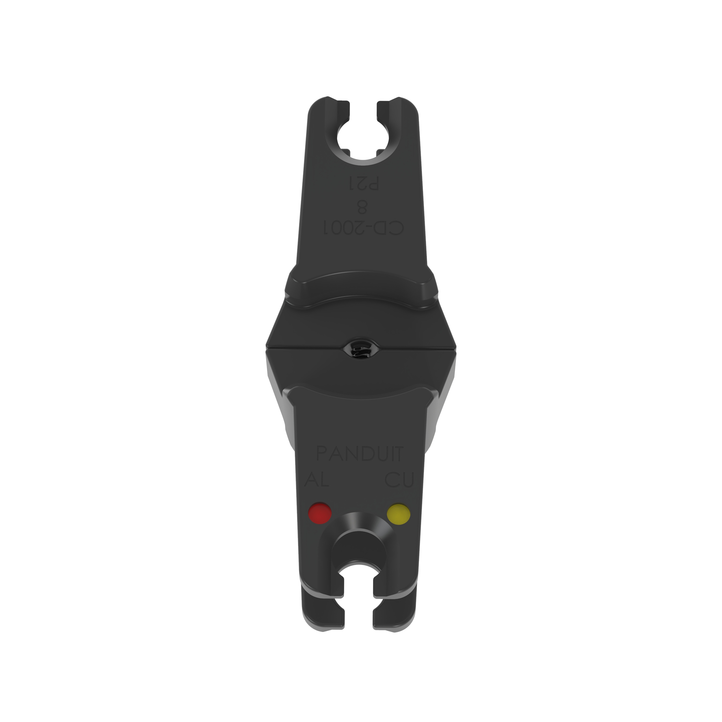 Crimp Die Set, Steel, Red, 8 AWG, P21 Die Index Number