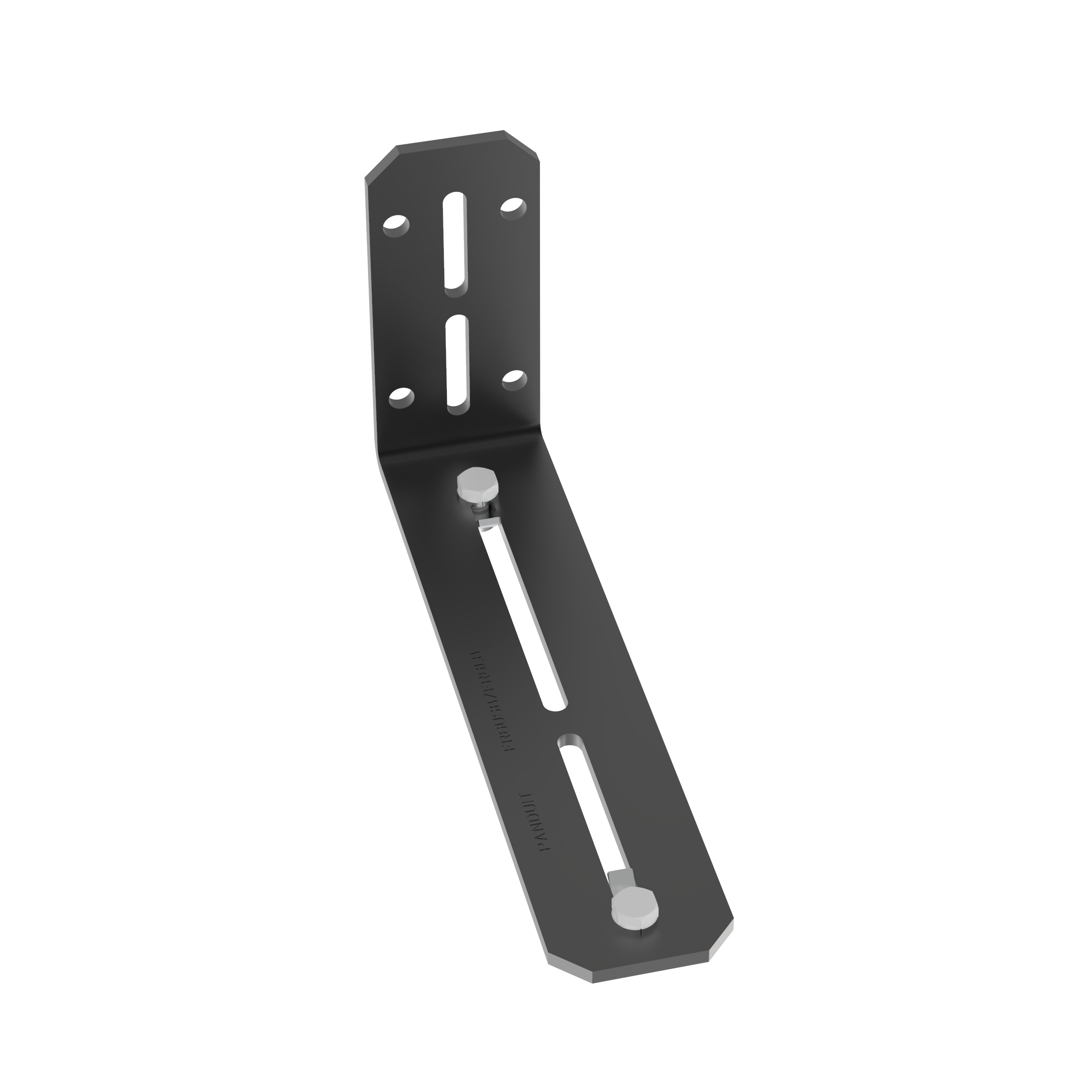Bracket, L Wall Mount, 4x46x4, 10PK