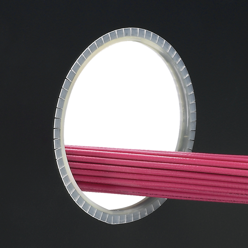 Grommet Edging, .036 Inch Thick, White, 100ft L