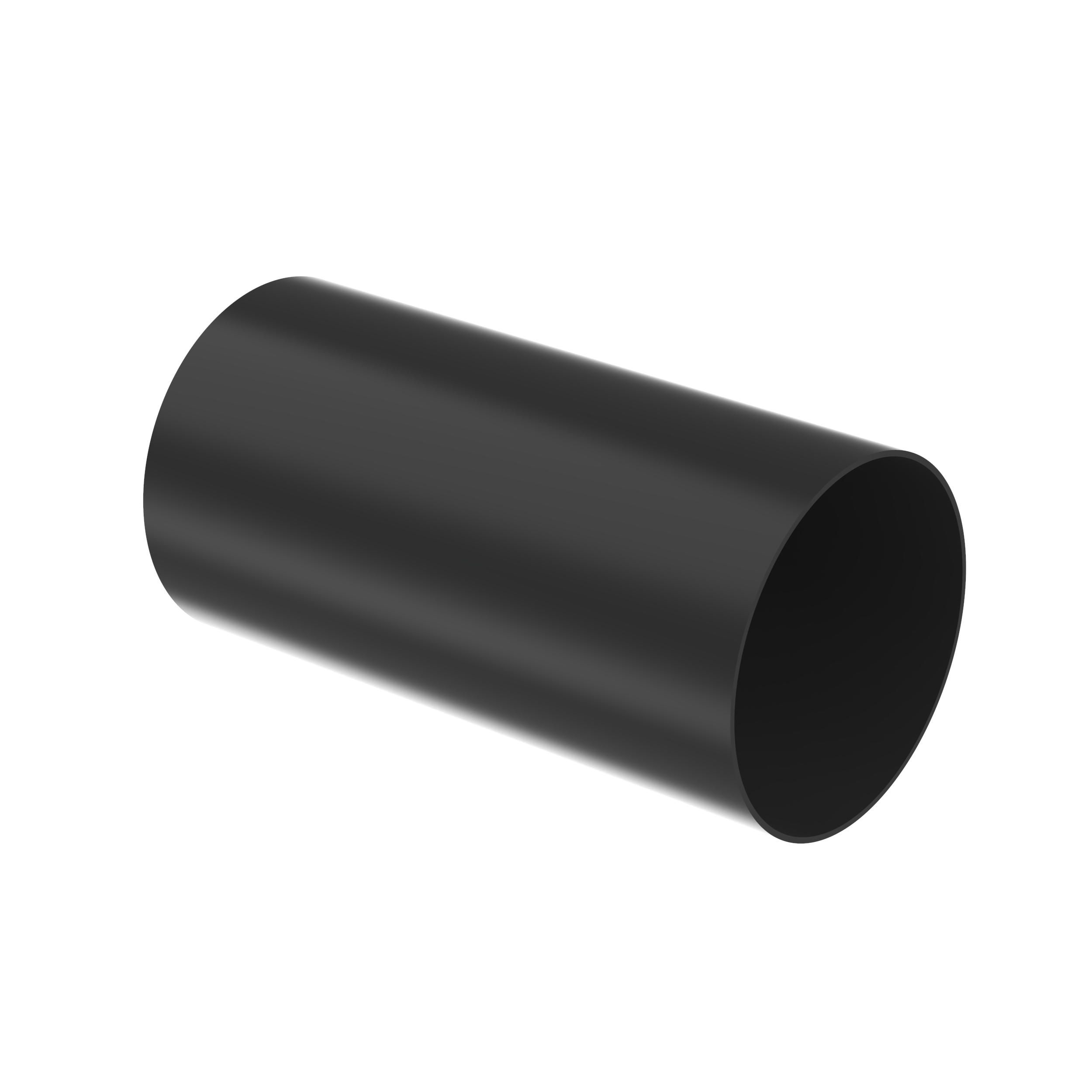 Heat Shrink Thin, 3 Inch (76.2mm) Dia, Black, HSTT300-48-2, PK 2