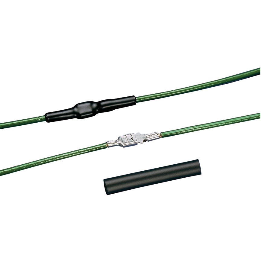 Heat Shrink Tubing, Polyolefin, Black, 0.5 ft. Overall Length, 0.75 Inch Nominal Dia.