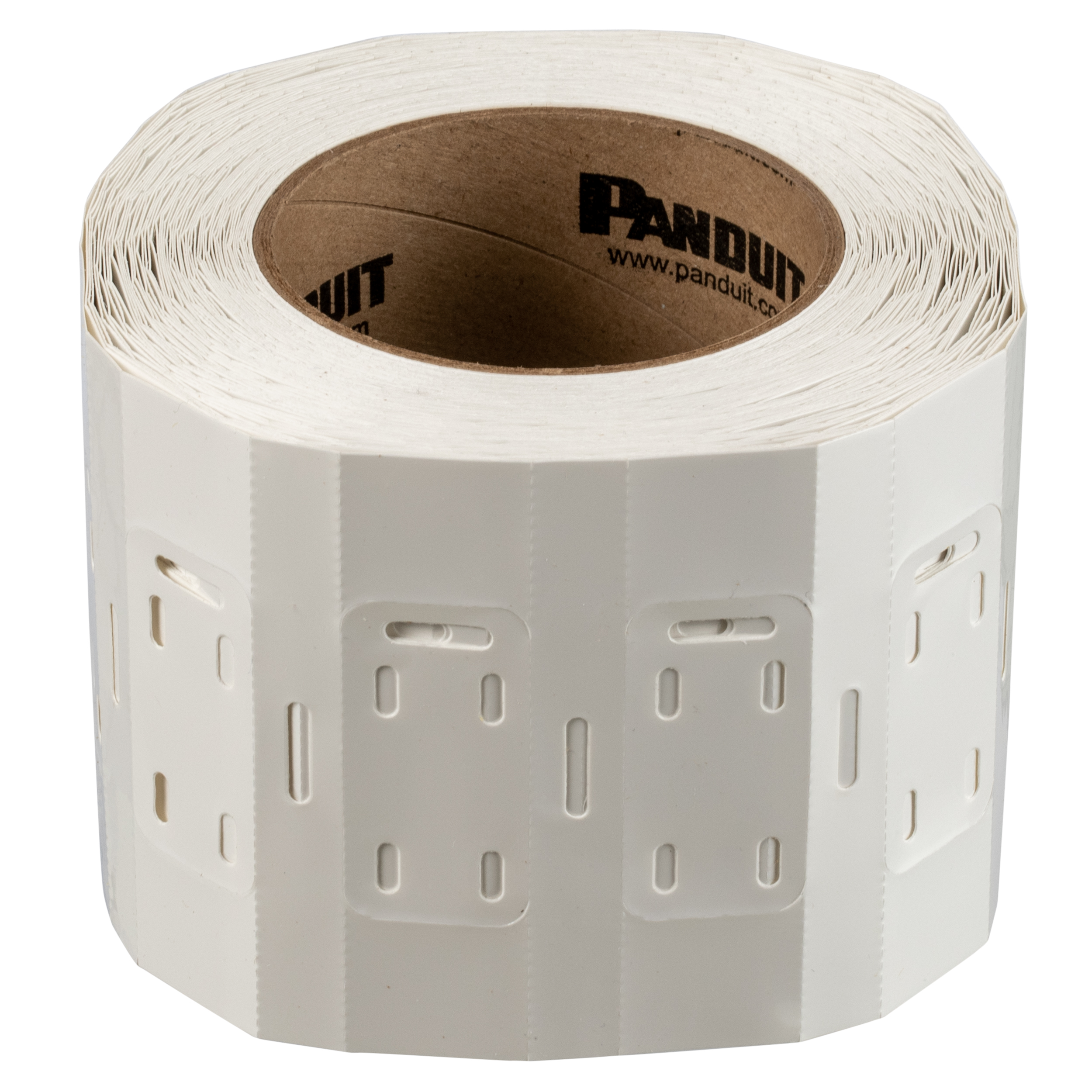 Marker Plate, Polyester/Polyolefin, White, 2 x 1 Inch Plate Size, 500 Markers