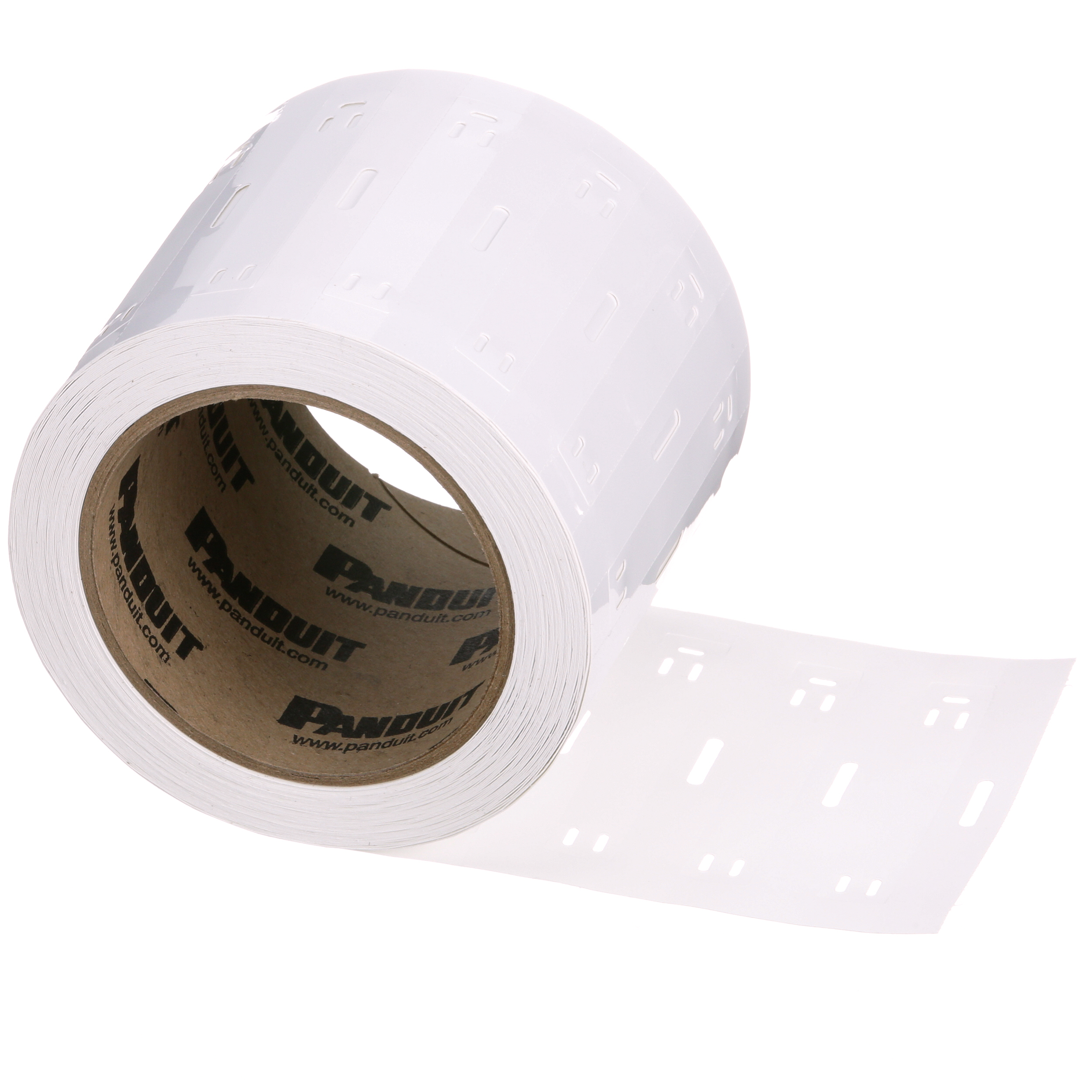 Marker Plate, Polyester/Polyolefin, White, 3 x 0.5 Inch Plate Size, 500 Markers, 2PK