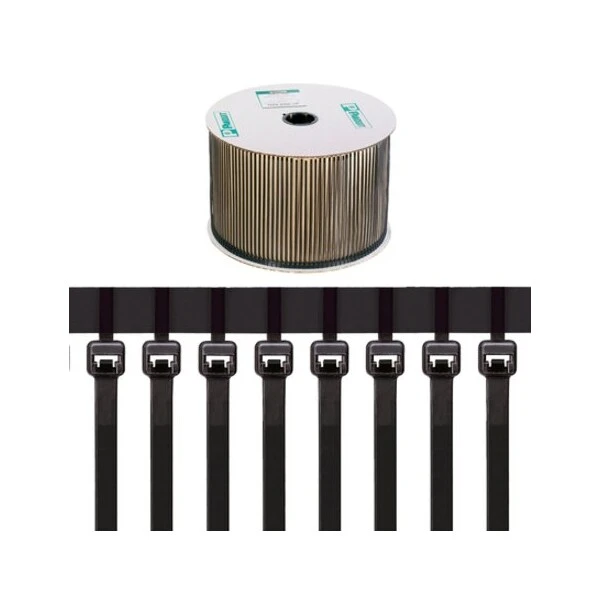 Cable Tie, Std, 11.3in, Bl, PK2500