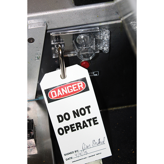 Toggle Switch Lockout, Polycarbonate, 10PK