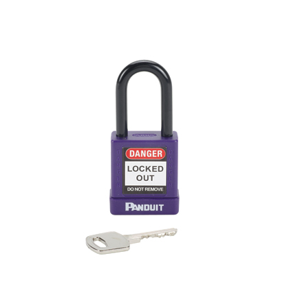 Safety Lockout Padlock, Body Color: Purple