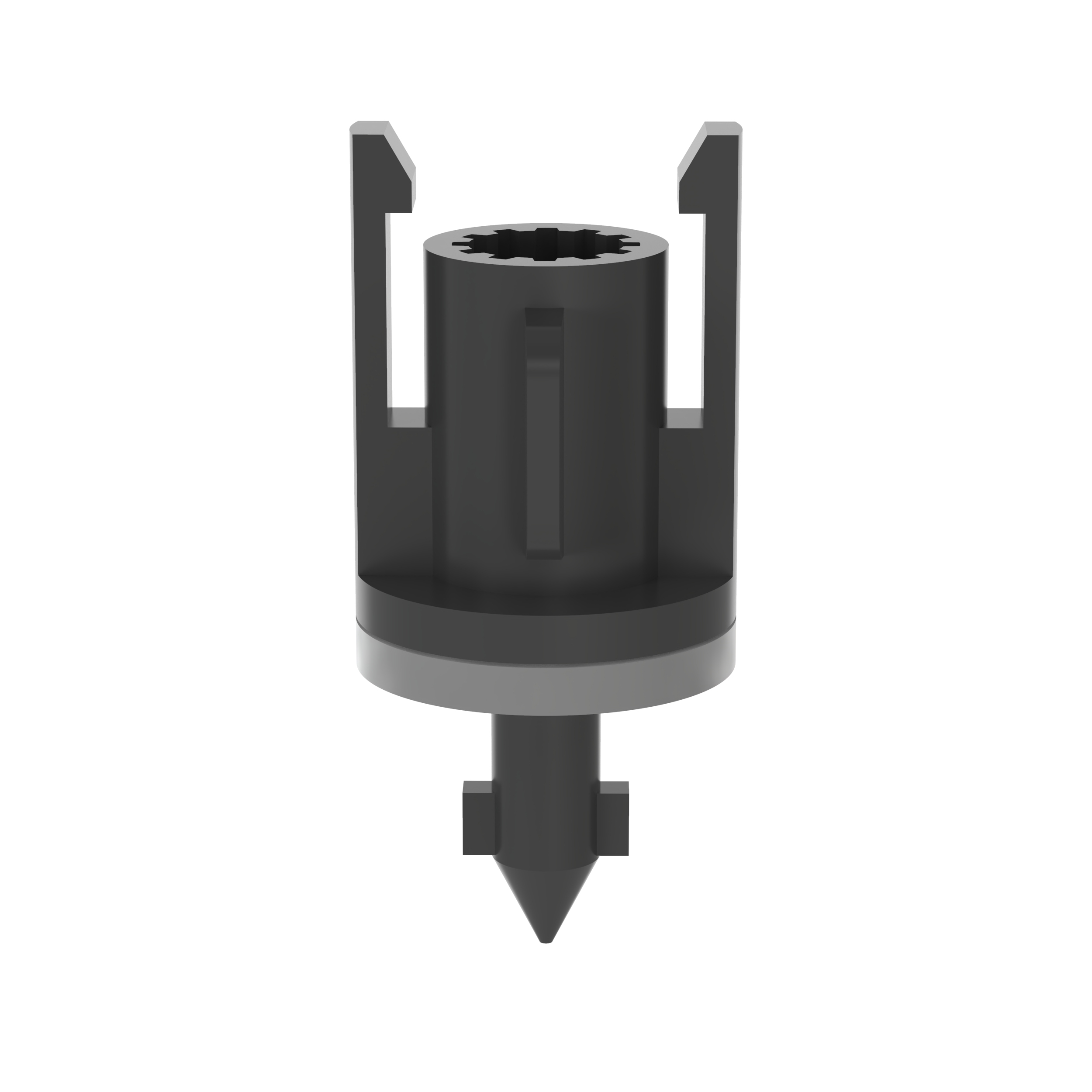 Mounting Peg, Black, 50PK