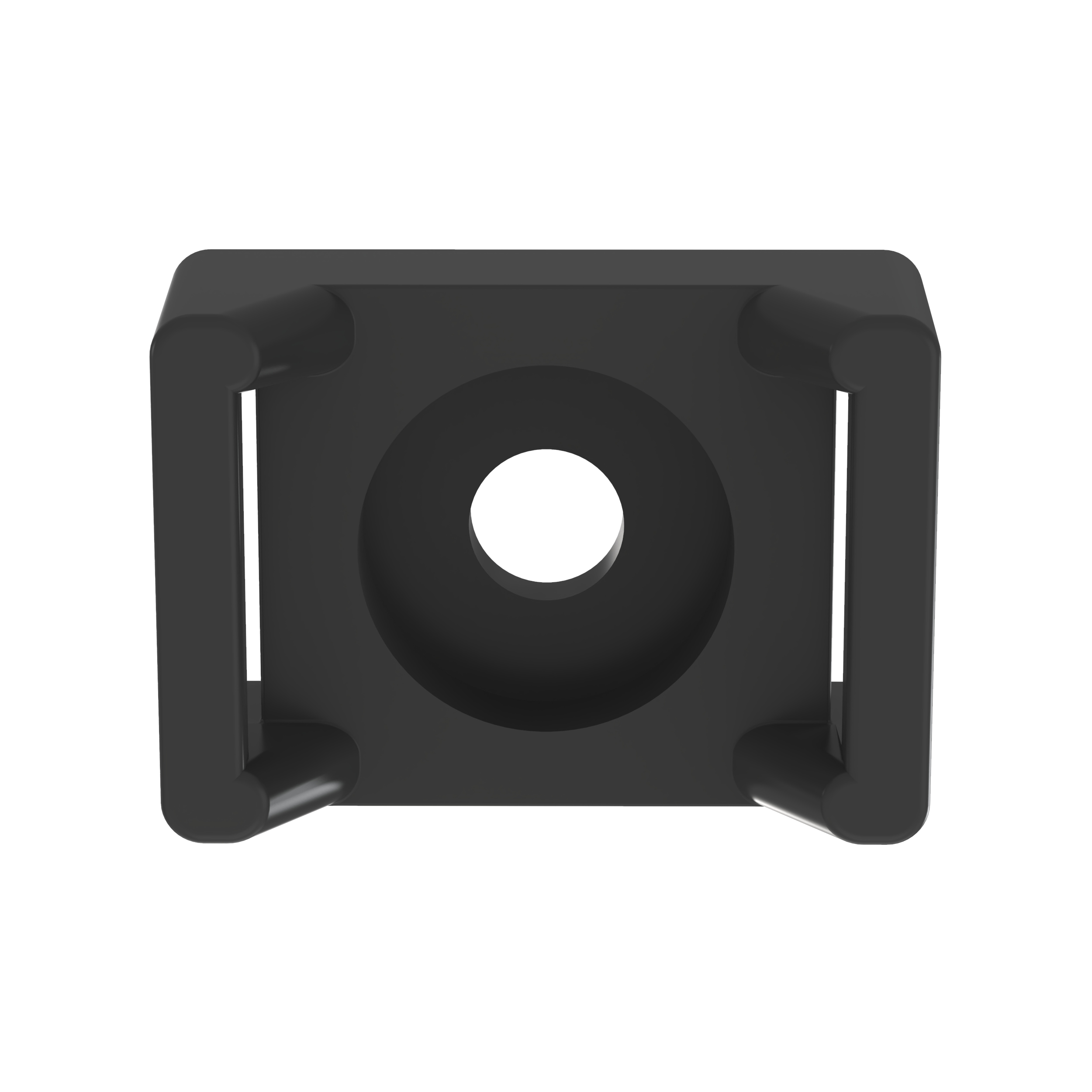 Cable Tie Mnt, .61 Inch 15.5mmW, #8 Scrw M4, Wthr, TM3S8-M0, 1000PK