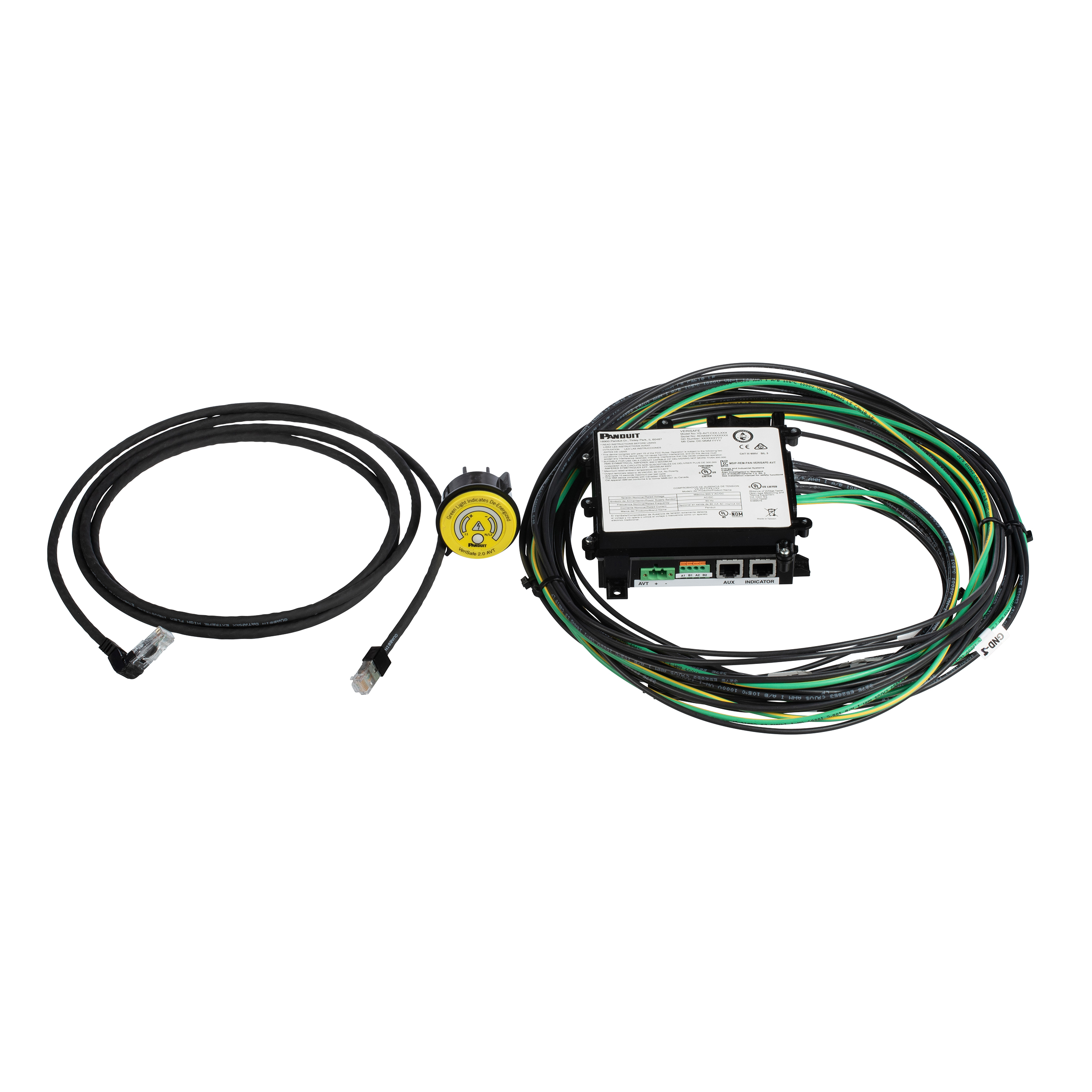 Voltage Tester, 8 ft. Cable Length, 12-24 VDC, Poe