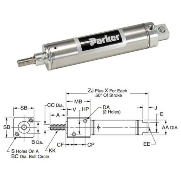PARKER 0.44BFNSR00.50
