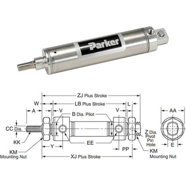 PARKER 0.44DXPSRB05.00