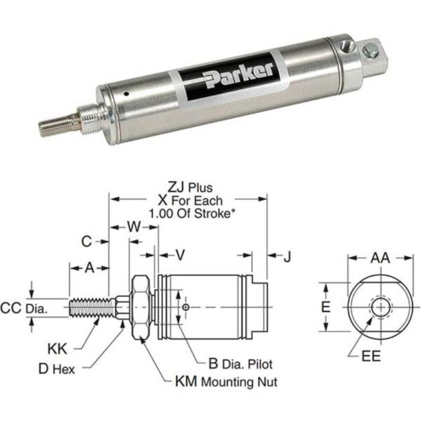 PARKER 0.88NRSR04.00