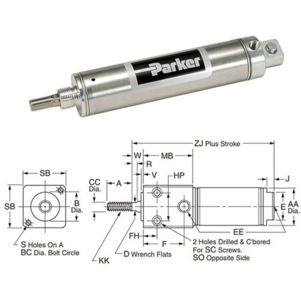 PARKER 1.06BFDSRMW08.00