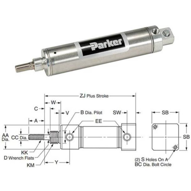 PARKER 1.06BRDSRM01.50