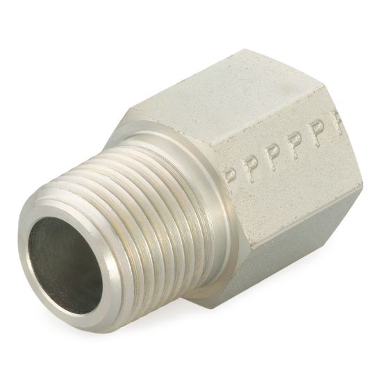 PARKER 1-16 FHG5-S Straight Adapter, Steel, 1 Inch X 1 Inch Fitting Pipe Size | CT7KCP 60UW28