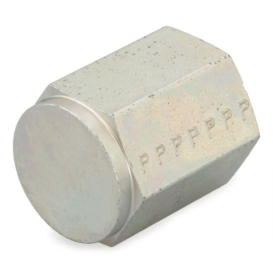 PARKER 1/2 HPC-SS Hex Cap, 316 Stainless Steel, 1/2 Inch Fitting Pipe Size, Female NPT | CT7FXW 60UT70