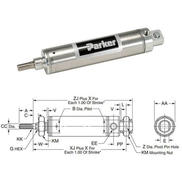 PARKER 1.25NRPSRM05.55