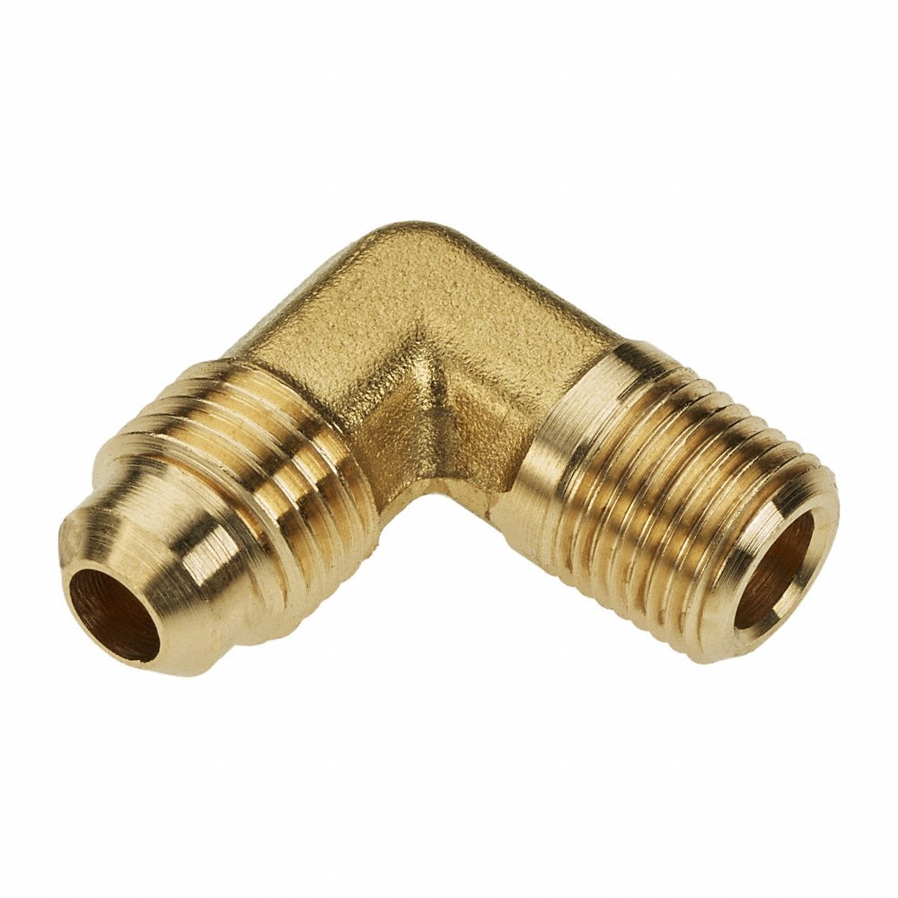 PARKER 149F-4-2 Forged Male Elbow, 90 Degs, 1/4 Inch Outside Diameter, Brass | AB3TZN 1VDZ7