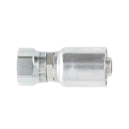 PARKER 1JC43-8-6 Hydraulic Crimp Fitting, Steel x Steel, Straight, -6 | CT7FJZ 55DD80