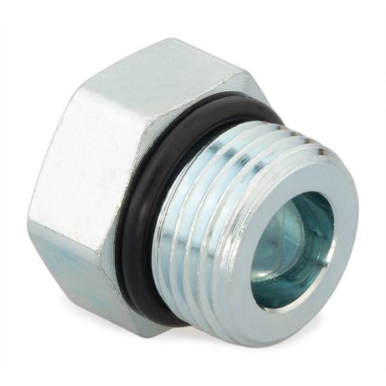 PARKER 3 P5ON-SS Hex Head Plug, 3/8 Inch Fitting Pipe Size, Male Sae-Orb, 9/16 Inch Overall Length | CT7FVP 60UX93